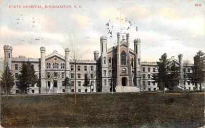 State Hospital Binghamton, New York Postcard