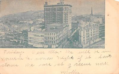 View from Court House Binghamton, New York Postcard