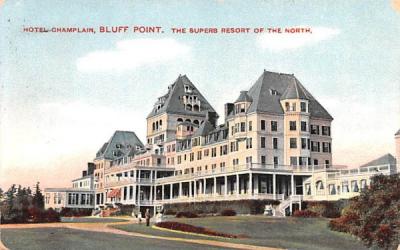 Hotel Champlain Bluff Point, New York Postcard