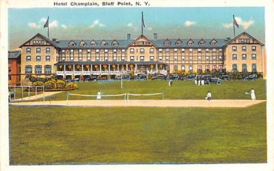 Hotel Champlain Bluff Point, New York Postcard