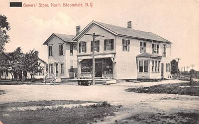 General Store Bloomfield, New York Postcard