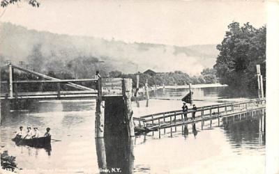 Alleghany River Bolivar, New York Postcard