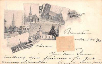 Church's of Brewster New York Postcard