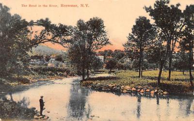 The Bend in the River Brewster, New York Postcard