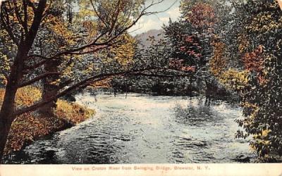 Croton River Brewster, New York Postcard