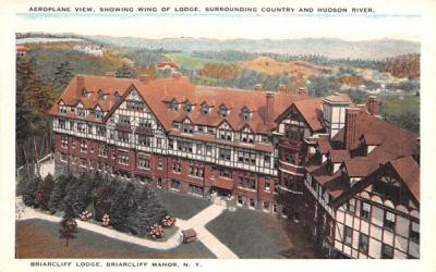 Wing of Lodge Briarcliff Manor, New York Postcard