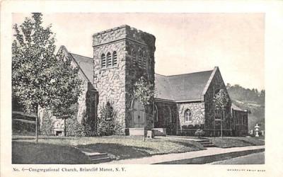 Congregational Church Briarcliff Manor, New York Postcard