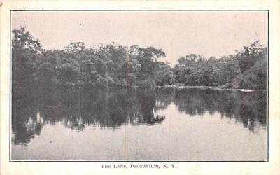 The Lake Broadalbin, New York Postcard