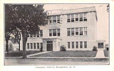 Grammar School Broadalbin, New York Postcard