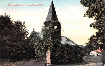 Episcopal Church Broadalbin, New York Postcard