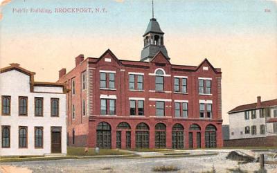 Public Building Brockport, New York Postcard