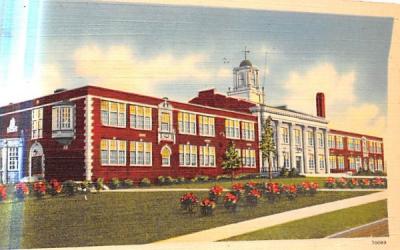 Brocton Central School New York Postcard