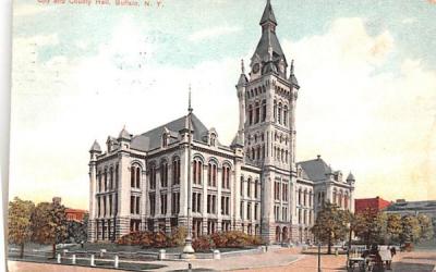 City & County Hall Buffalo, New York Postcard