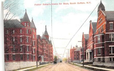 Father Baker's Home for Boys Buffalo, New York Postcard