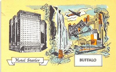 Hotel Statler Buffalo, New York Postcard