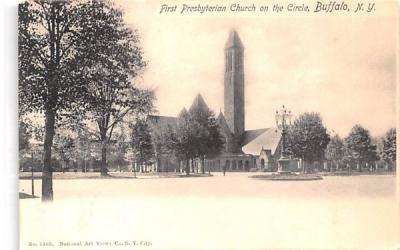 First Presbyterian Church Buffalo, New York Postcard