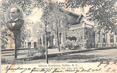 Milburn Residence Buffalo, New York Postcard