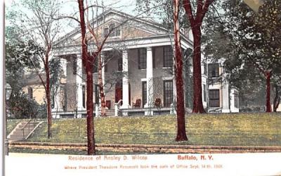 Residence of Ansley D Wilcox Buffalo, New York Postcard
