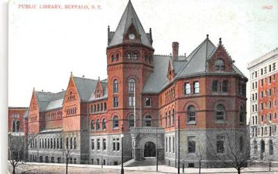 Public Library Buffalo, New York Postcard