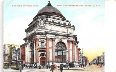 Buffalo Savings Bank New York Postcard