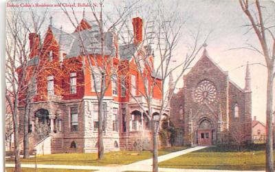 Bishop Coltin's Residence & Chapel Buffalo, New York Postcard