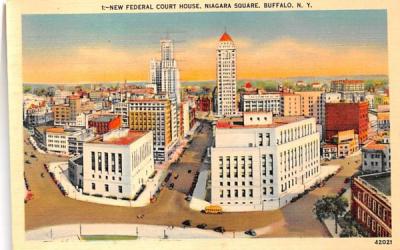 New Federal Court House Buffalo, New York Postcard
