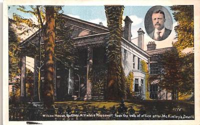 Wilcox House Buffalo, New York Postcard