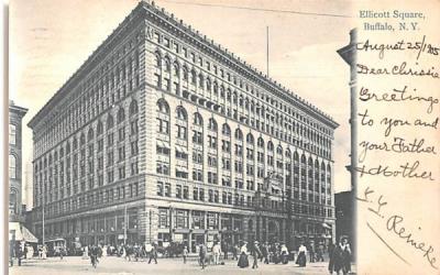 Ellicott Square & Building Buffalo, New York Postcard