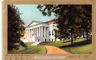 The Historical Society Buffalo, New York Postcard
