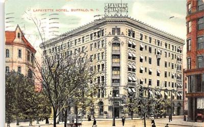 Hotel Lafayette Buffalo, New York Postcard