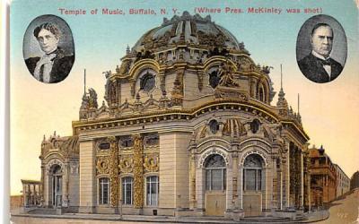 Temple of Music Buffalo, New York Postcard