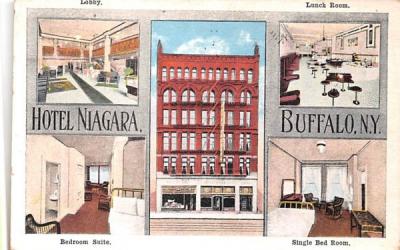 Hotel Niagara Buffalo, New York Postcard