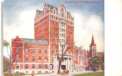 Central YMCA Buffalo, New York Postcard