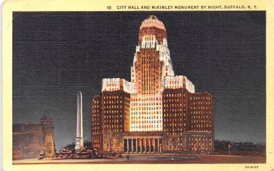 City Hall Buffalo, New York Postcard