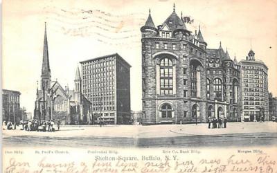 Shelton Square Buffalo, New York Postcard