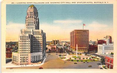 City Hall Buffalo, New York Postcard
