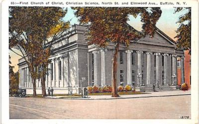 First Church of Christ Buffalo, New York Postcard