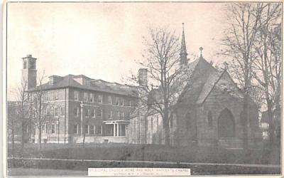 Episcopal Church Home & Holy Innocents Chapel Buffalo, New York Postcard