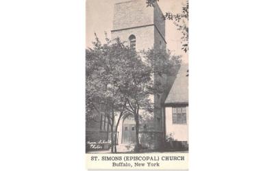 St Simons Episcopal Church Buffalo, New York Postcard