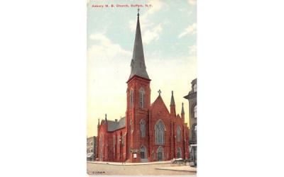 Asbury ME Church Buffalo, New York Postcard