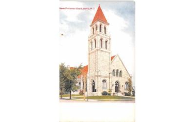 Lafayette Presbyterian Church Buffalo, New York Postcard