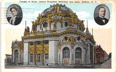Temple of Music Buffalo, New York Postcard