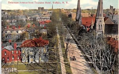 Delaware Avenue Buffalo, New York Postcard
