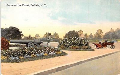 Scene at the Front Buffalo, New York Postcard