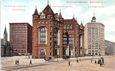 Shelton Square Buffalo, New York Postcard