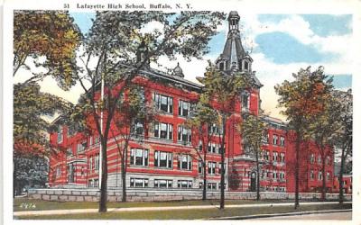 Lafayette High School Buffalo, New York Postcard