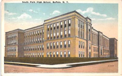 South Park High School Buffalo, New York Postcard