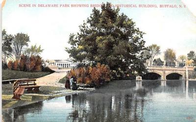 Delaware Park Buffalo, New York Postcard