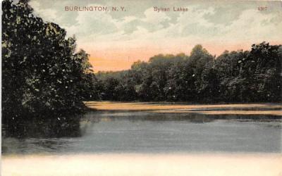 Sylvan Lakes Burlington, New York Postcard