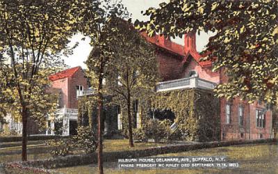 Milburn House Buffalo, New York Postcard